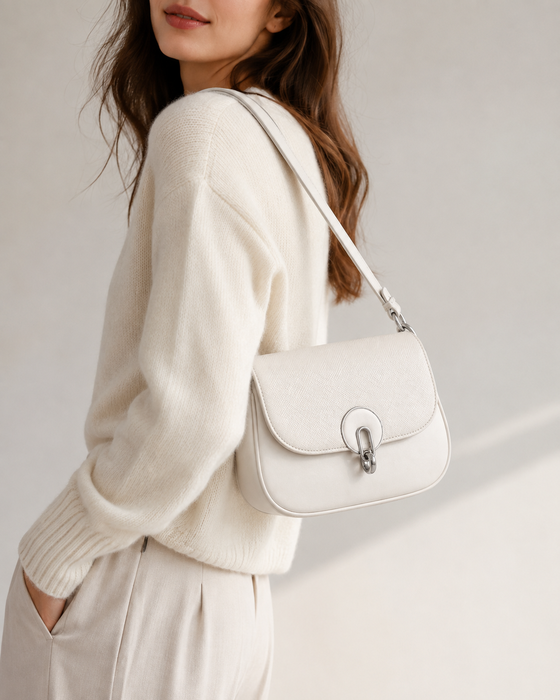 Luxen Best Quality Grace Bag Beige-Cream